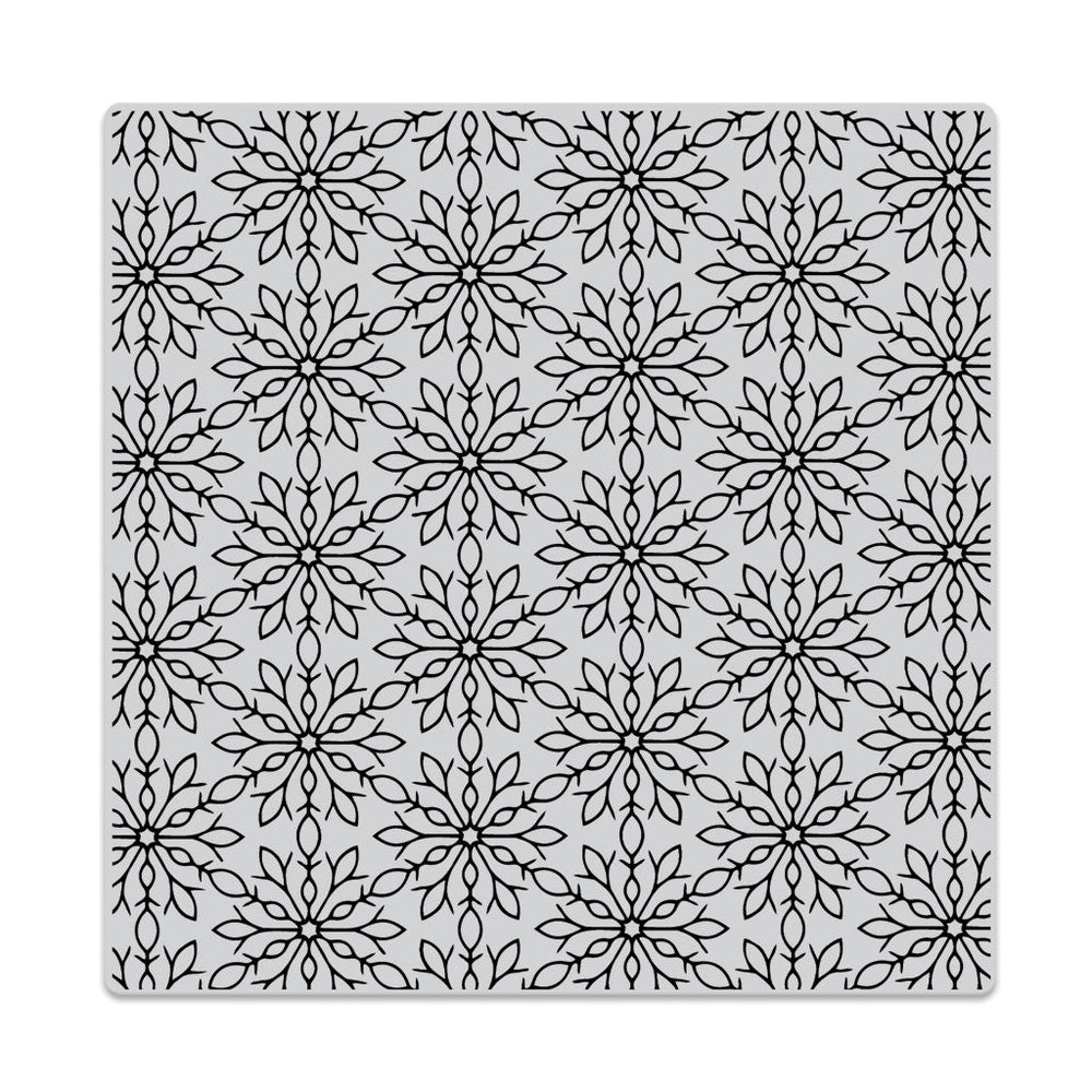 Lacy Snowflakes Bold Prints - Cling Stamp