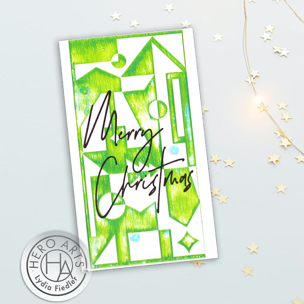 Festive Graphic Bold Prints - Cling Stamp