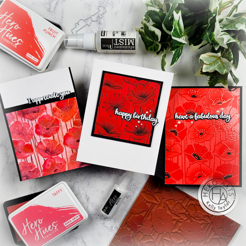 Poppy Field Bold Prints - Cling Stamp