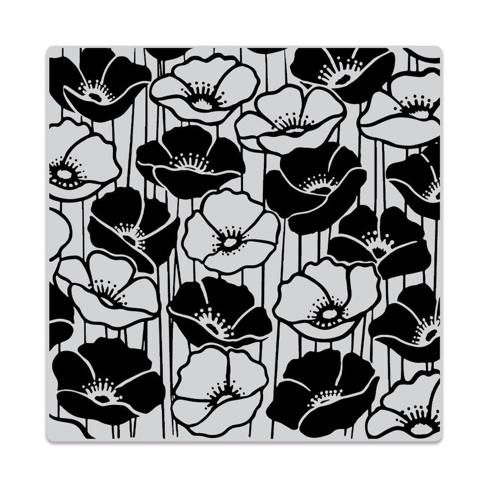 Poppy Field Bold Prints - Cling Stamp