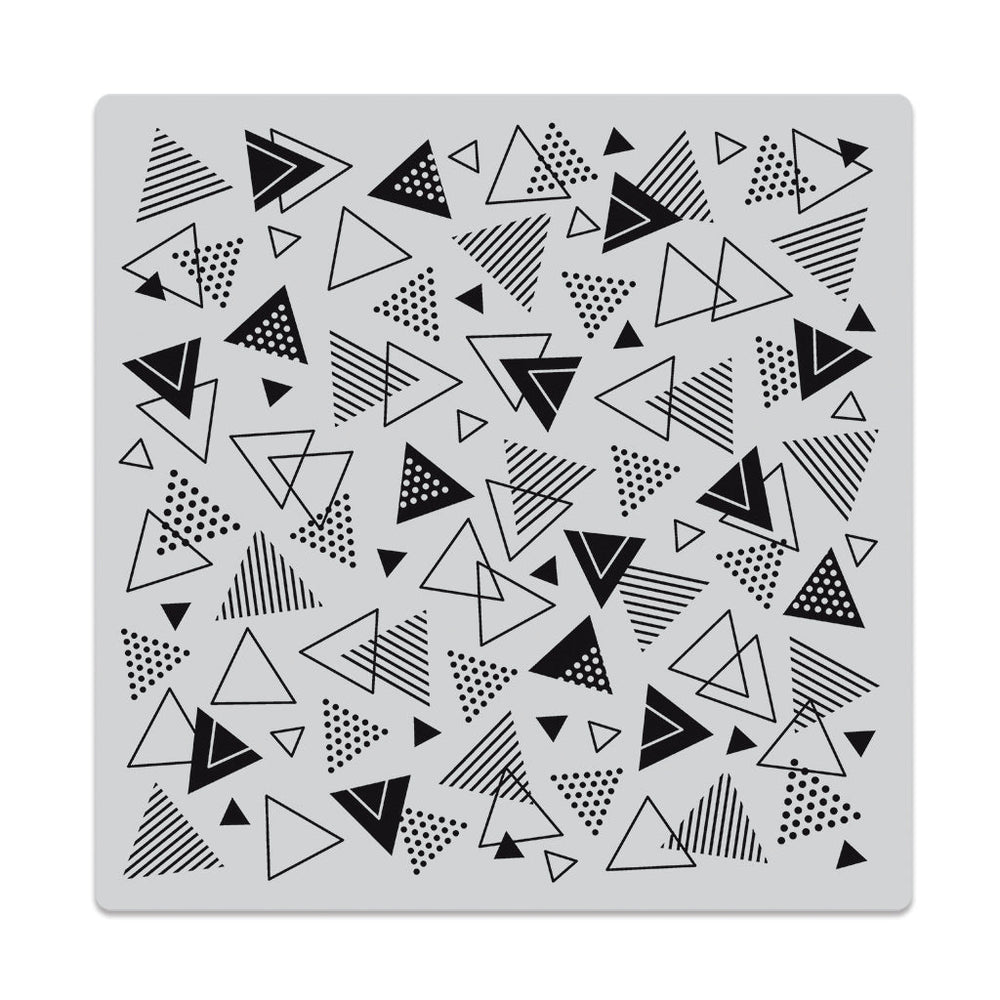 Triangle Mix Bold Prints - Cling Stamp