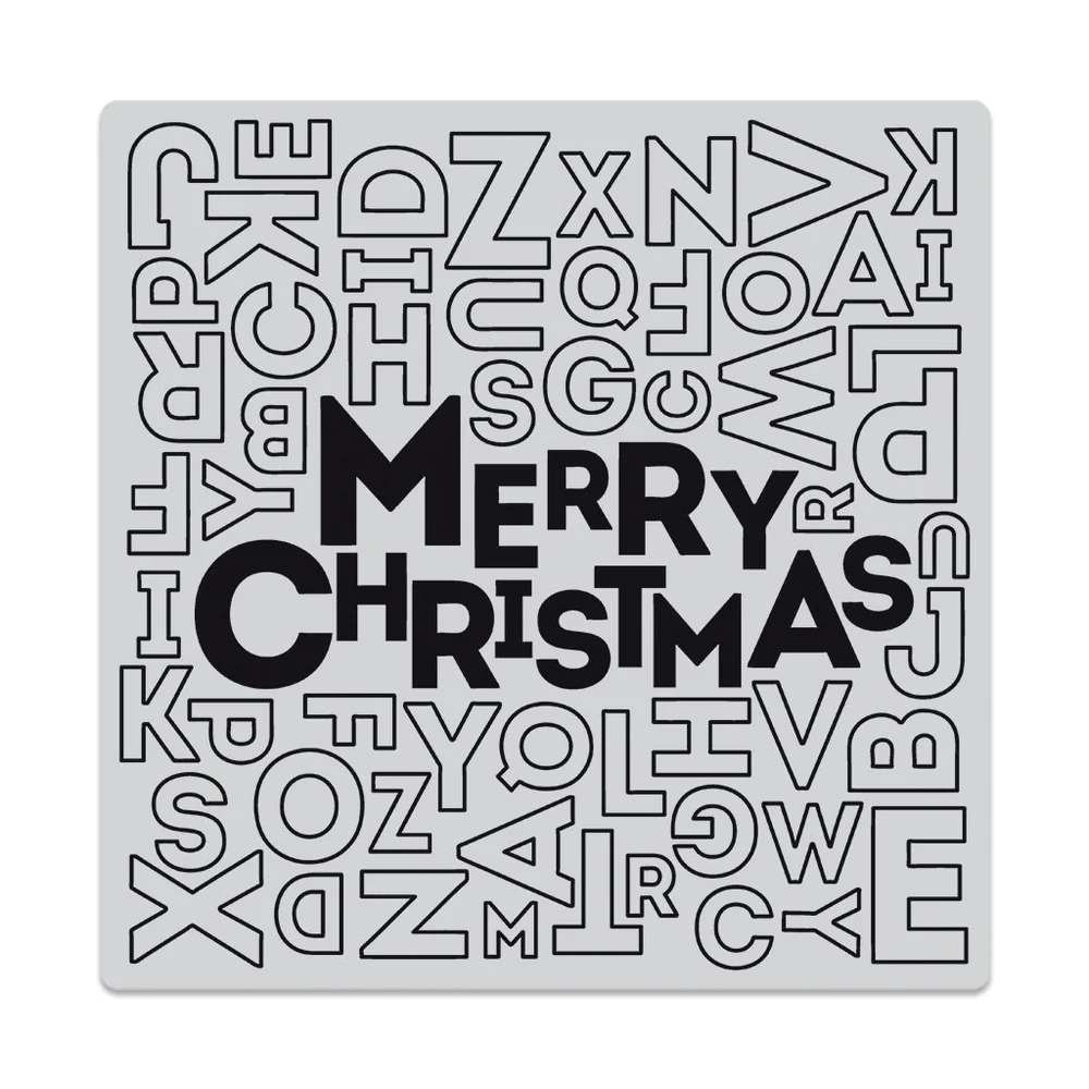 Merry Christmas Letter - Bold Prints