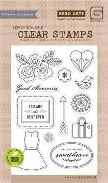 J'Adore Good Memories - Clear Stamps