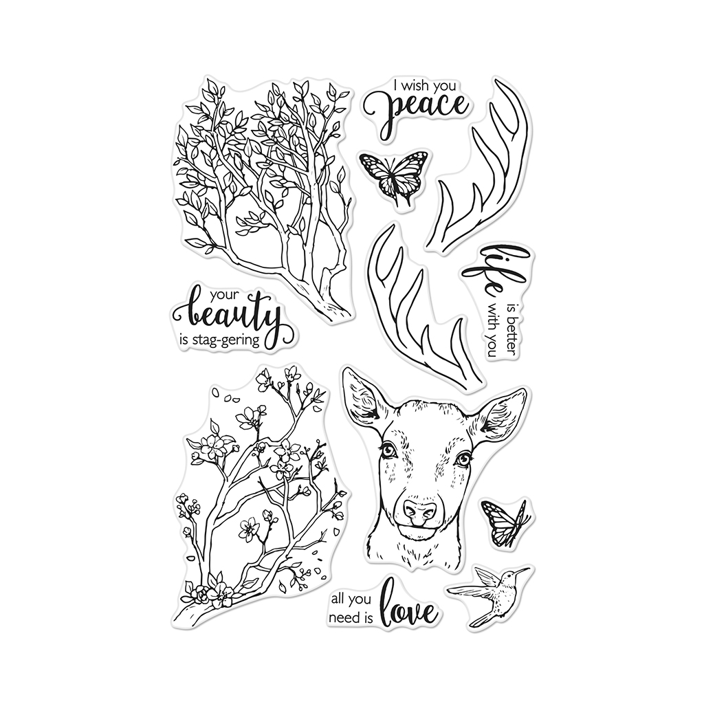 Staggering Branches - Hero Arts Clear Stamp