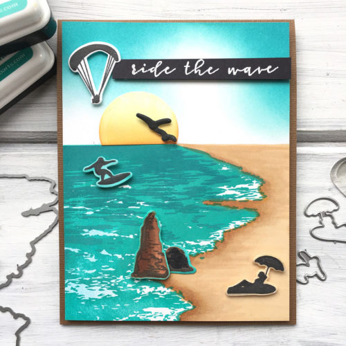Beach HeroScape - Clear Stamp