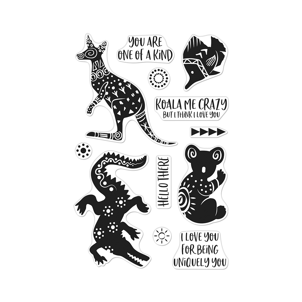Patterned Animals - Clear Stamp