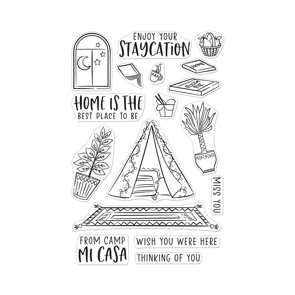 Camp Mi Casa - Clear Stamp
