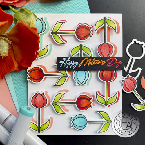 Line Art Flowers - Clear Stamp