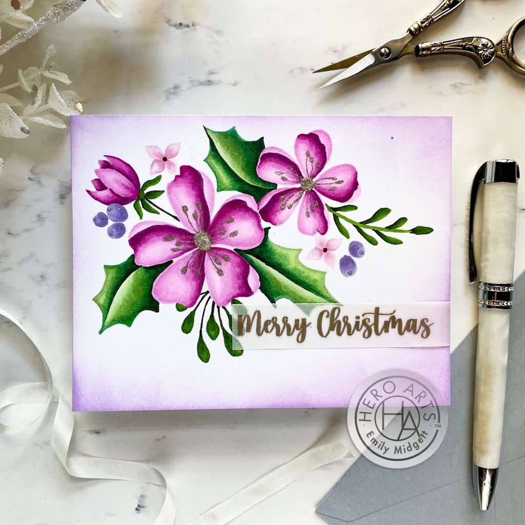 Christmas Rose - Clear Stamp Set