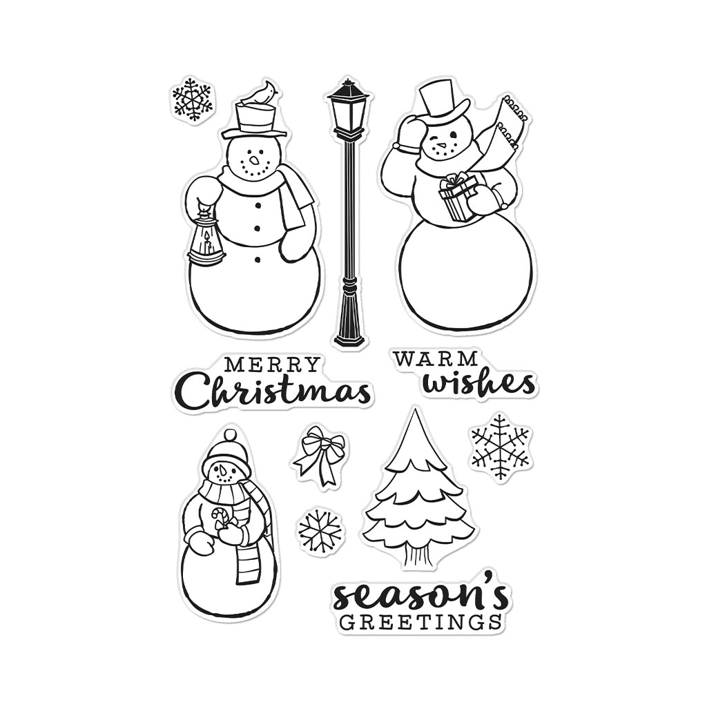 Merry Snowmen - Clear Stamp Set