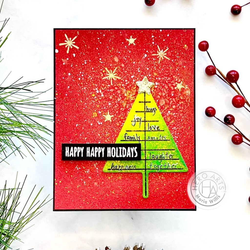 Graphic Lines Holiday - Clear Stamp Set