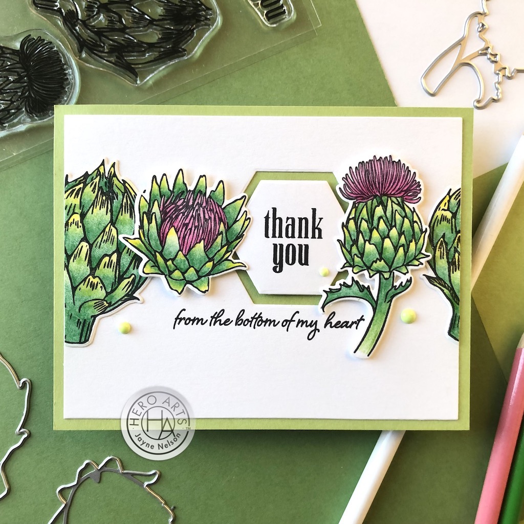 Artichoke Blooms - Clear Stamp Set