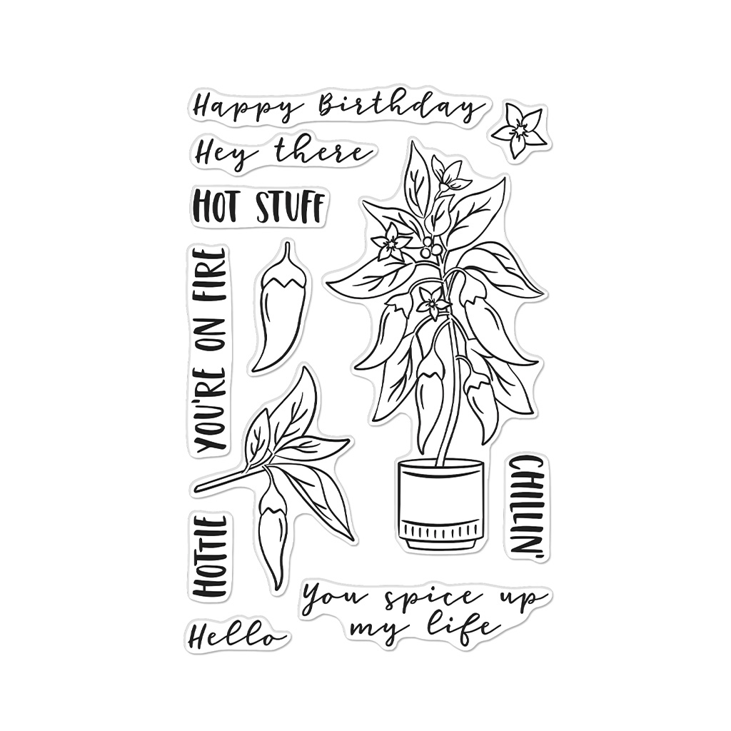 Hot Stuff - Clear Stamp Set