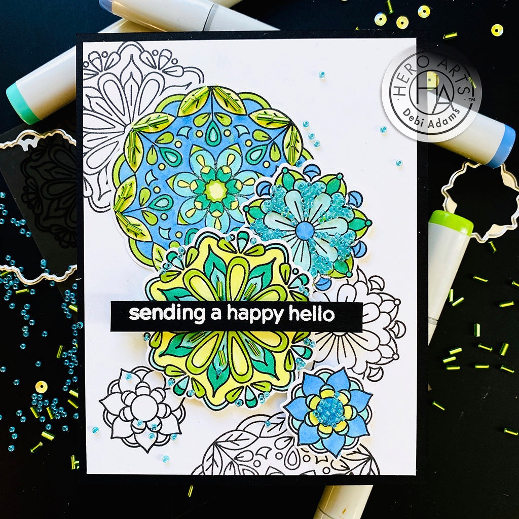 Floral Mandala - Clear Stamp Set