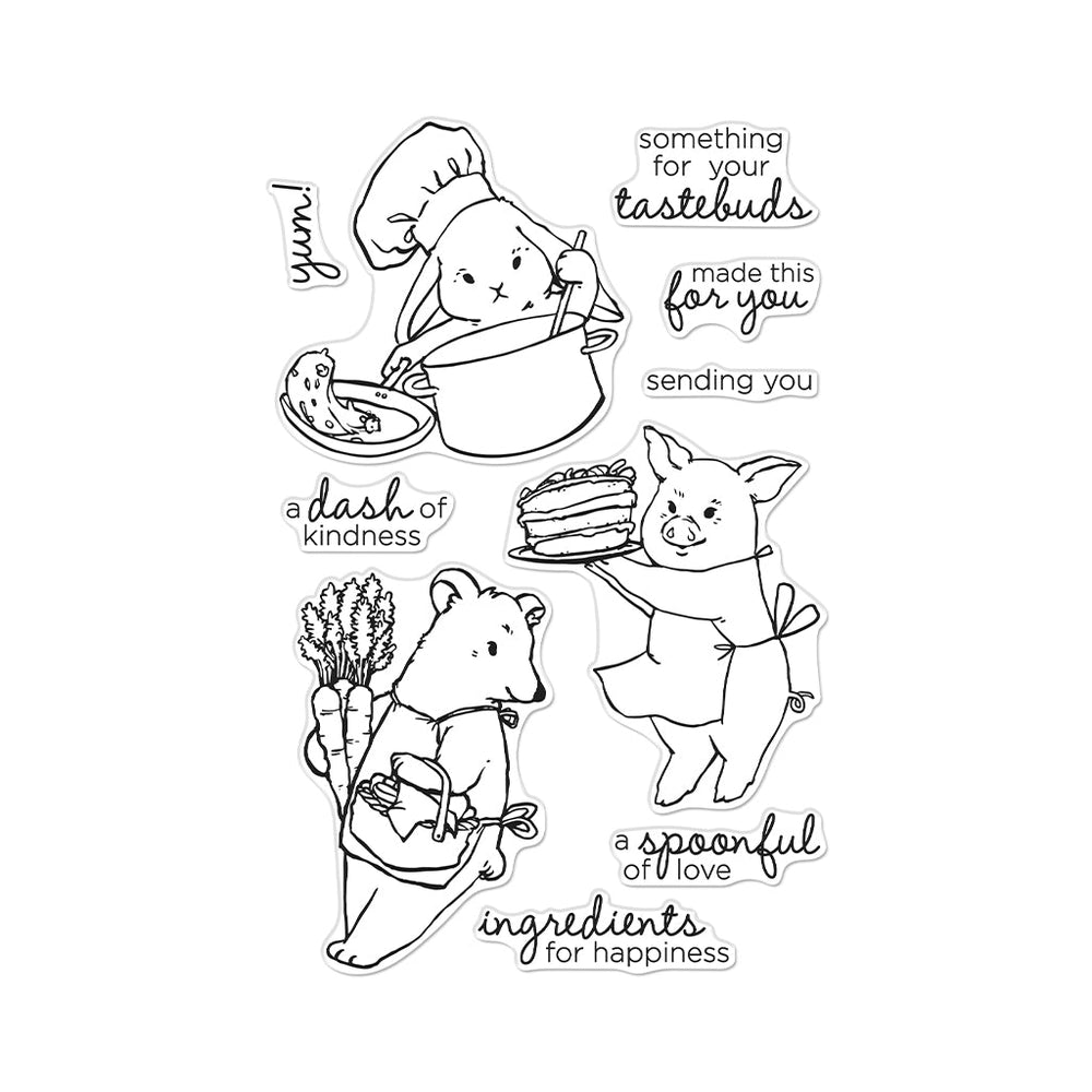 Animal Cooks - Clear Stamp