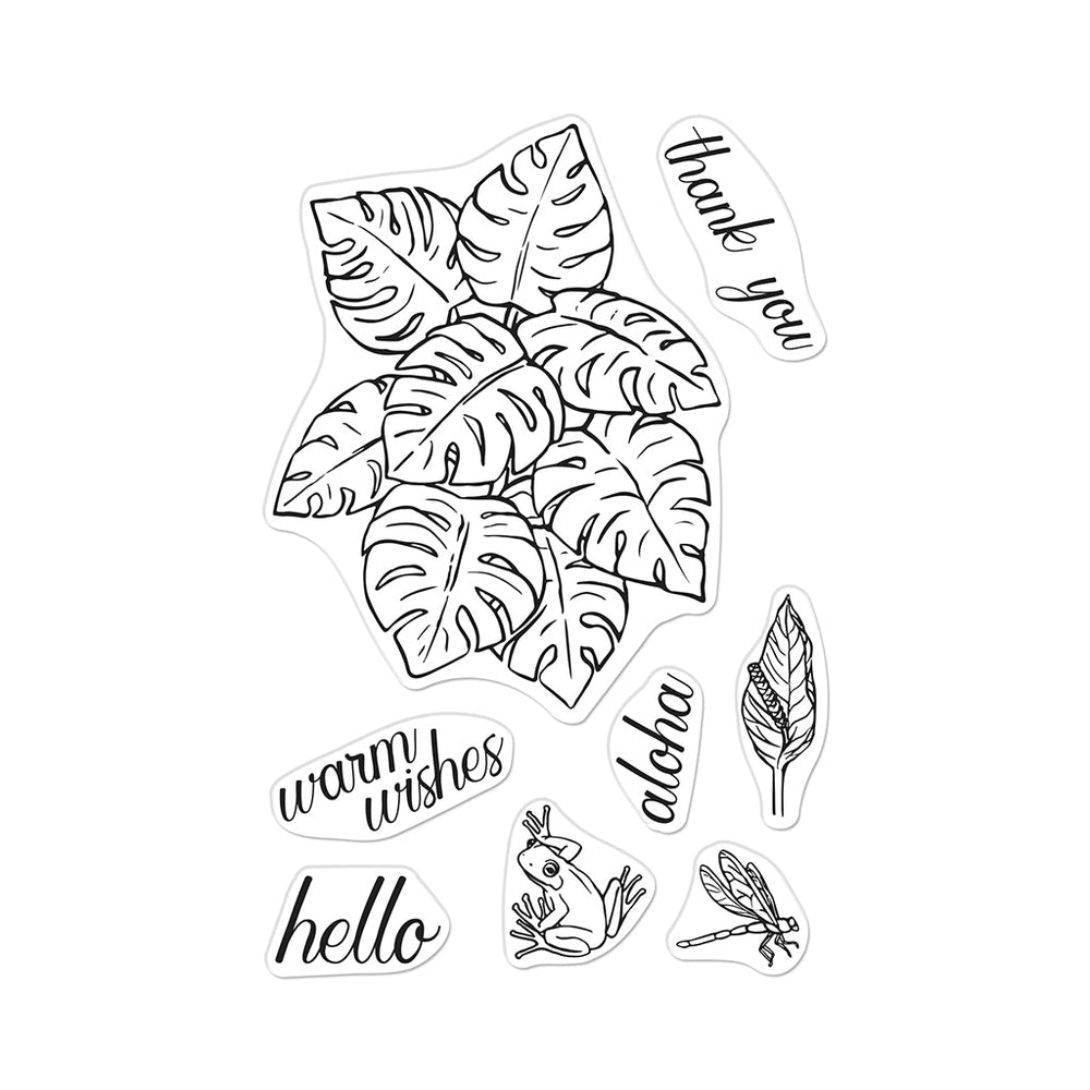 Monstera - Clear Stamp