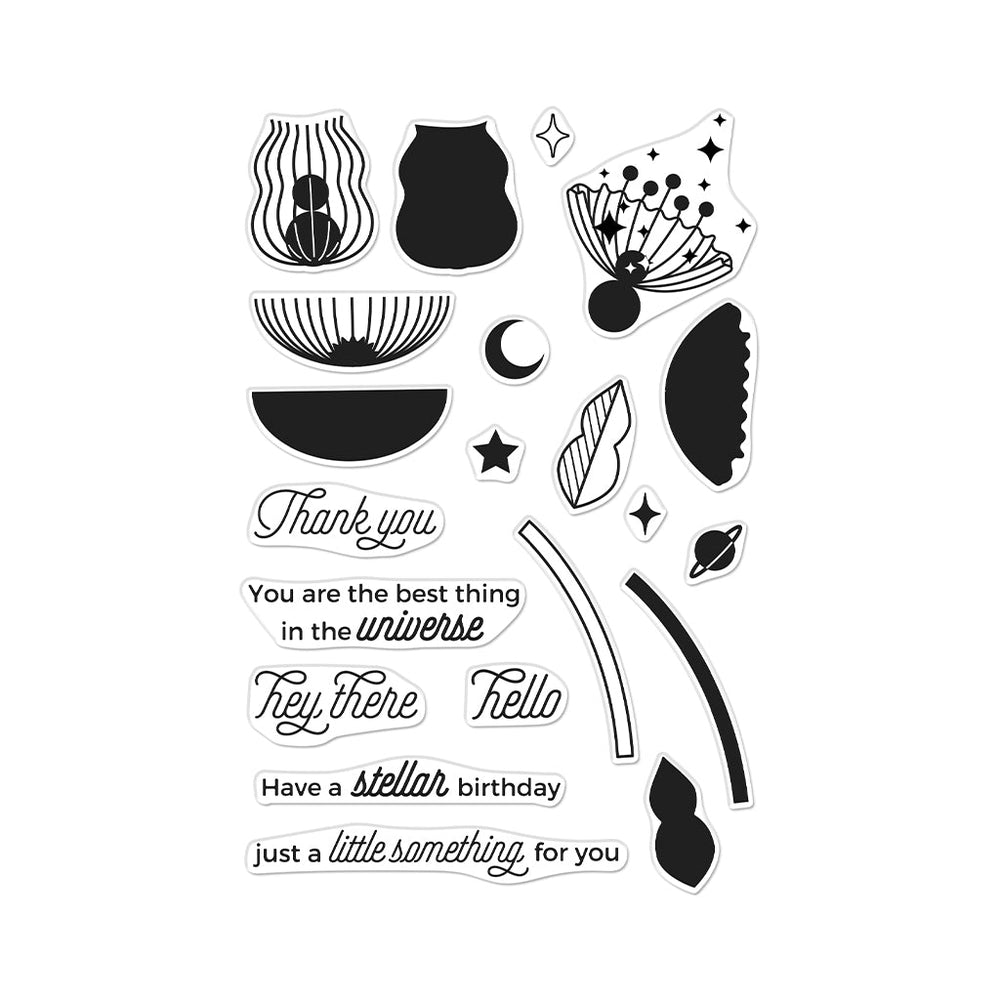 Color Layering Stellar Flowers - Craft Stamp 