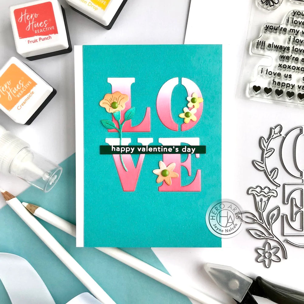 Loving Sentiment Strips - Clear Stamp