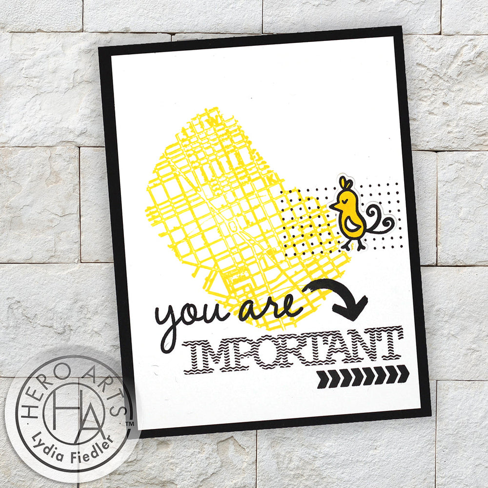 Textured Compliments - Clear Stamp