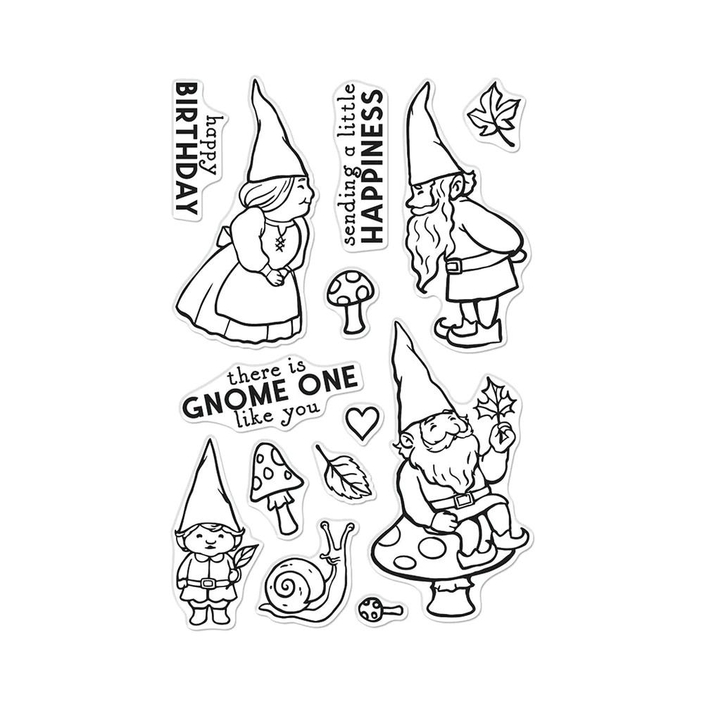 Happy Gnomes - Clear Stamp