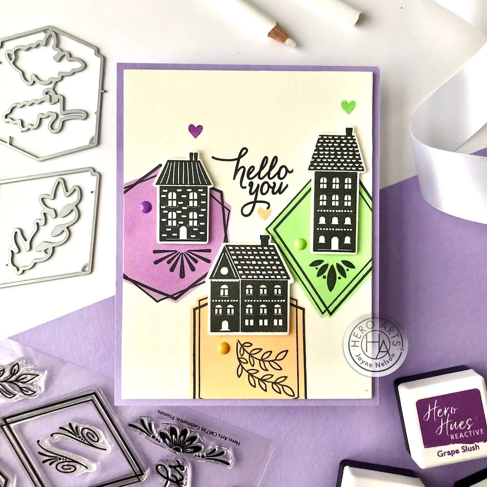 Geometric Frames - Clear Stamp