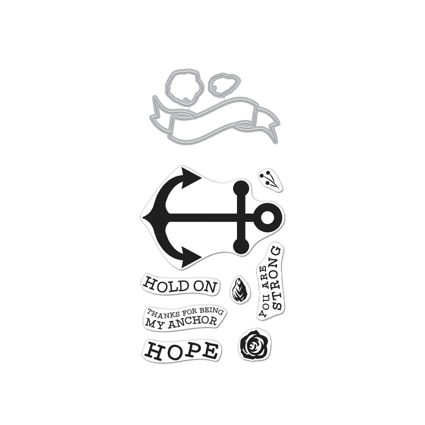 Strong Anchor Stamp and Cut - Stamp and Die Set