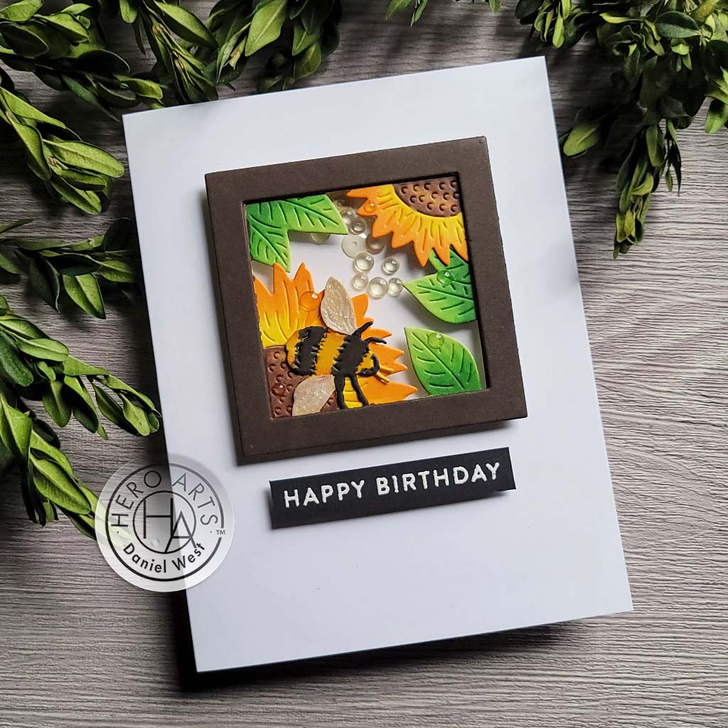 Looking Glass Bee and Flowers - Craft Die Set