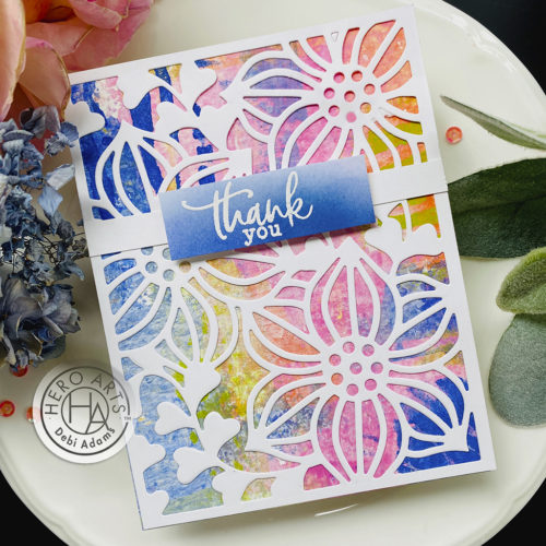 Hearts & Blossoms Cover Plate - Craft Die 