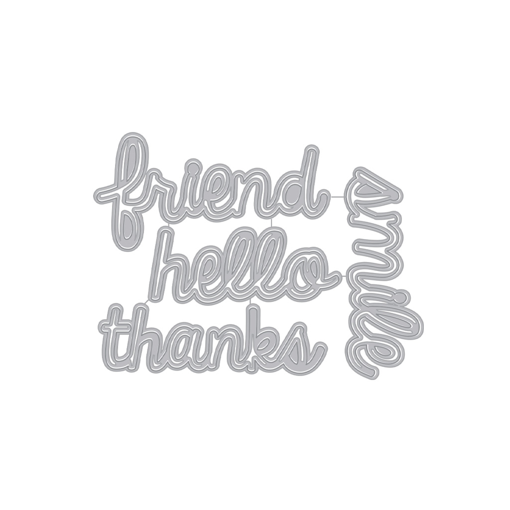 Friend Words - Craft Die Set