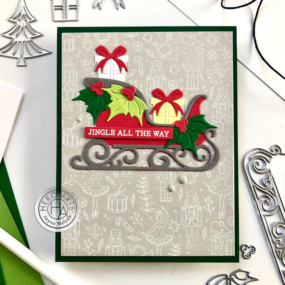 Santa's Sleigh - Fancy Die 