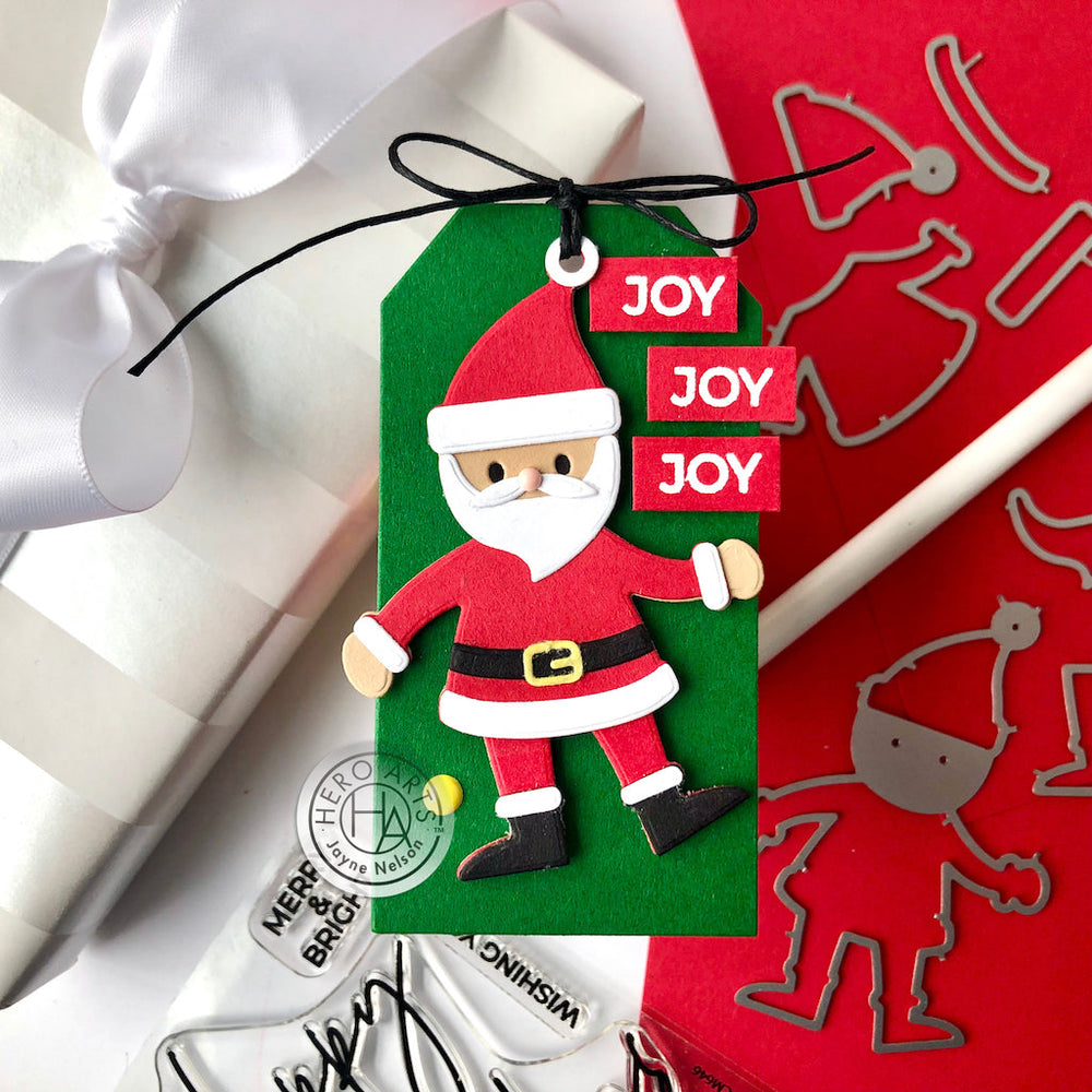 Santa Gift Tag - Fancy Die