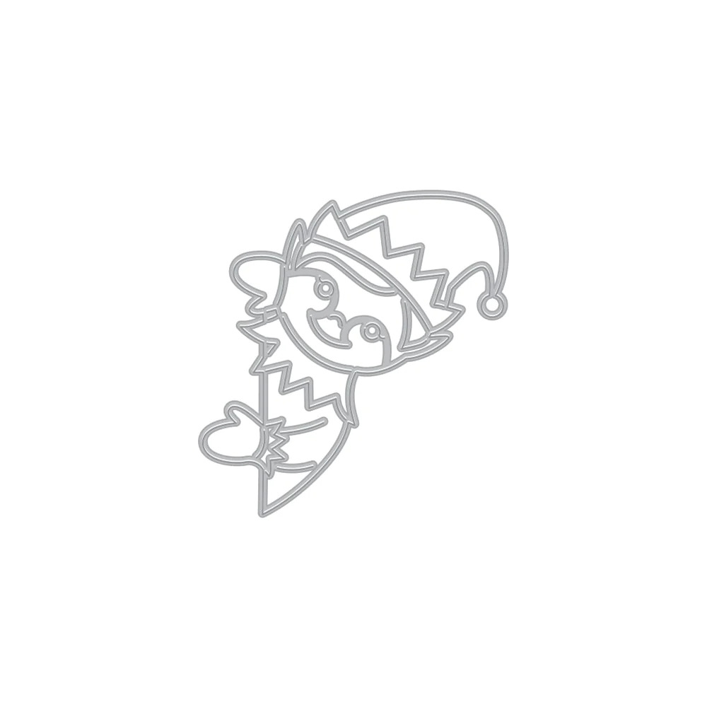Peeking Elf - Christmas Fancy Die 