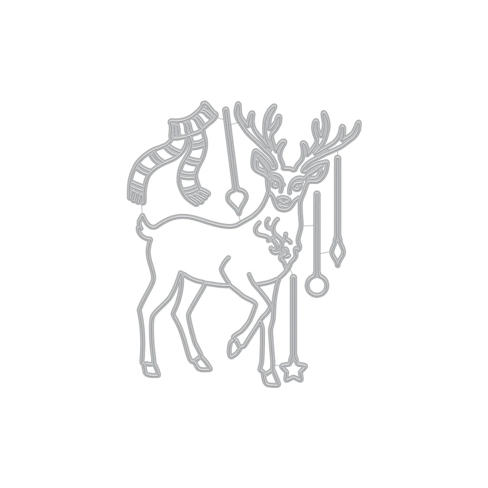 Holiday Reindeer - Christmas Fancy Die