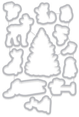 Winter Time Fun Frame Cuts
