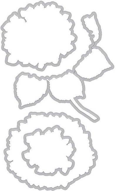 Hydrangea Frame Cuts Dies
