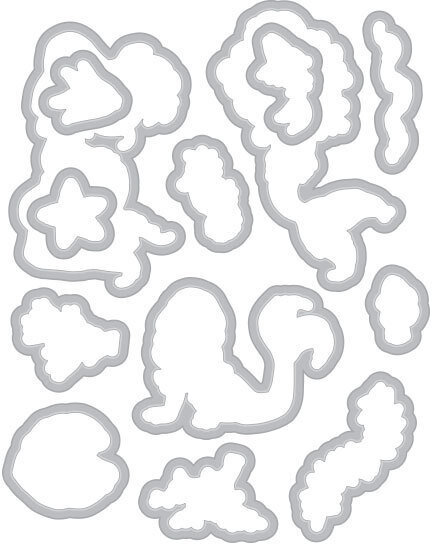 Mermaid Kisses - Craft Die
