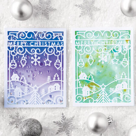 Merry Christmas Cover Plate - Craft Die
