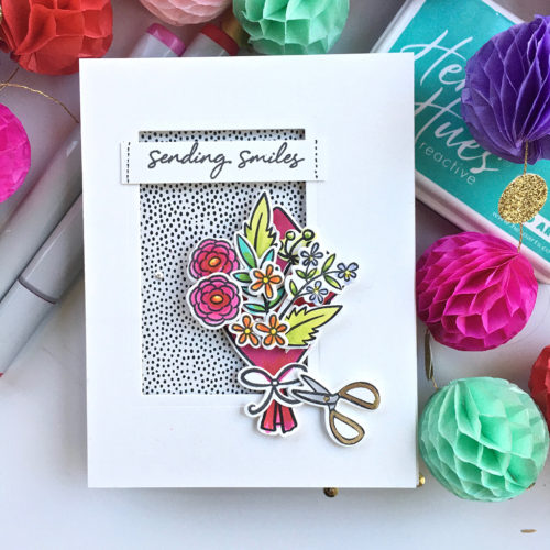 Flower Bouquet Pieces Frame Cuts - Valentines Craft Die