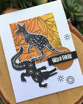 Patterned Animals Frame Cuts - Craft Die