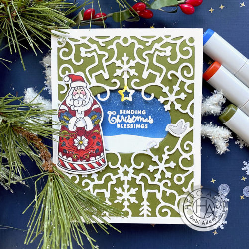 Christmas Folks Frame Cuts - Craft Die