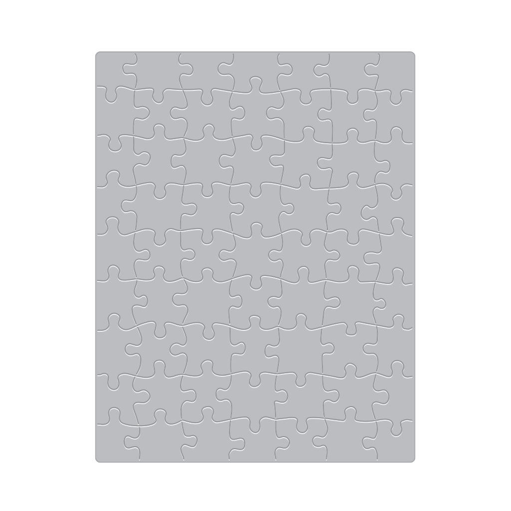 Puzzle Fancy Die - Craft Die, zoomed in. Select this picture to zoom back out.