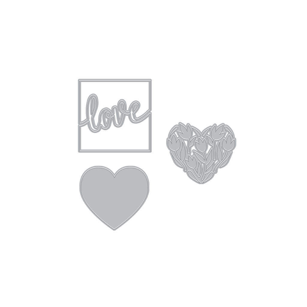 Looking Glass Heart - Craft Die Set
