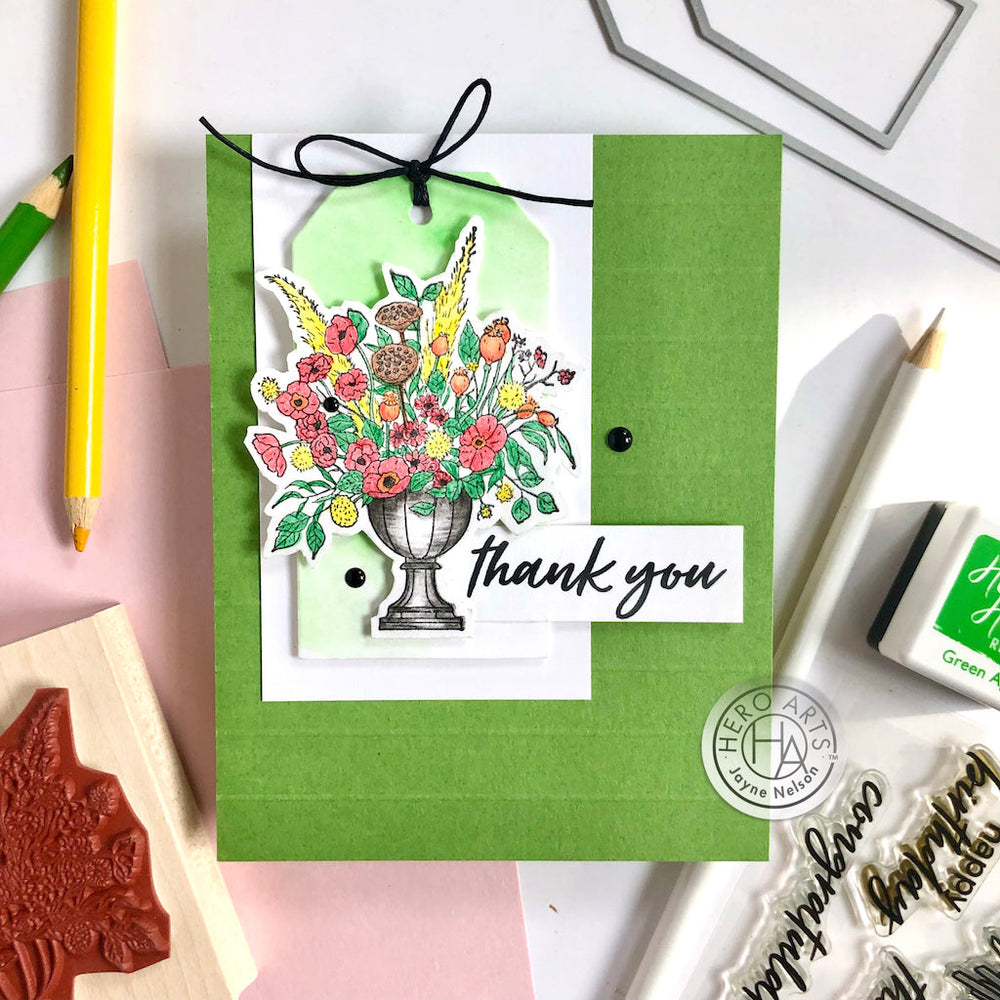 Autumn Arrangement - Rubber Stamp