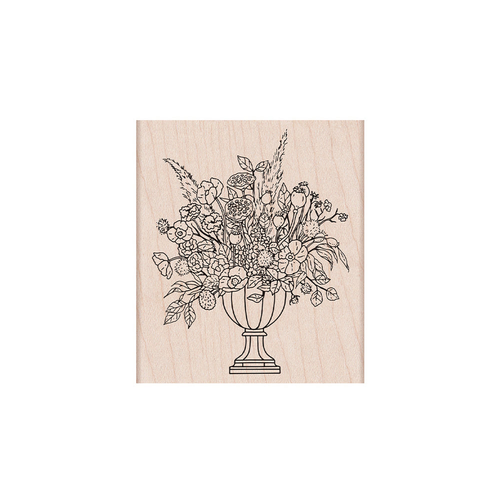 Autumn Arrangement - Rubber Stamp