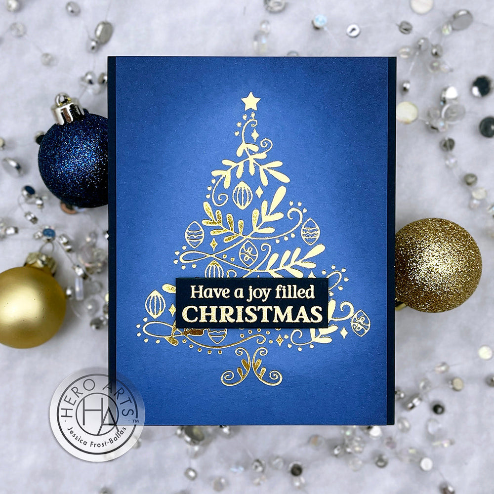 Wishing Tree - Christmas Hot Foil Plate 