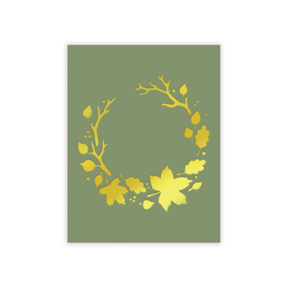 Leafy Branches - Hot Foil Plate 