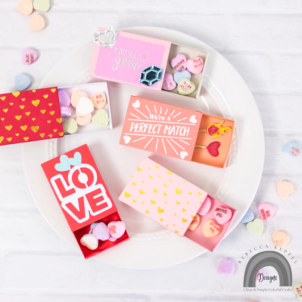 Hearts - Hot Foil Plate
