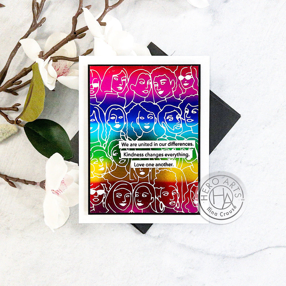 United People - Hot Foil Plate