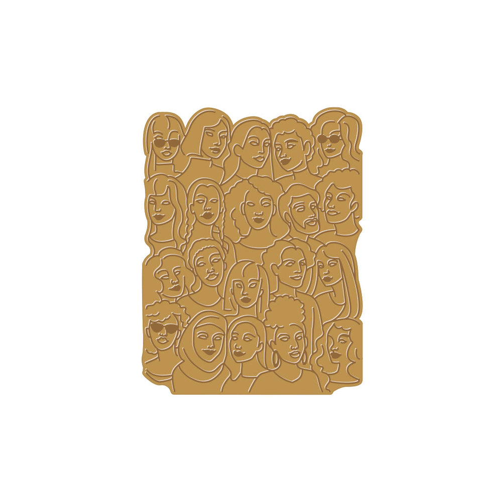United People - Hot Foil Plate
