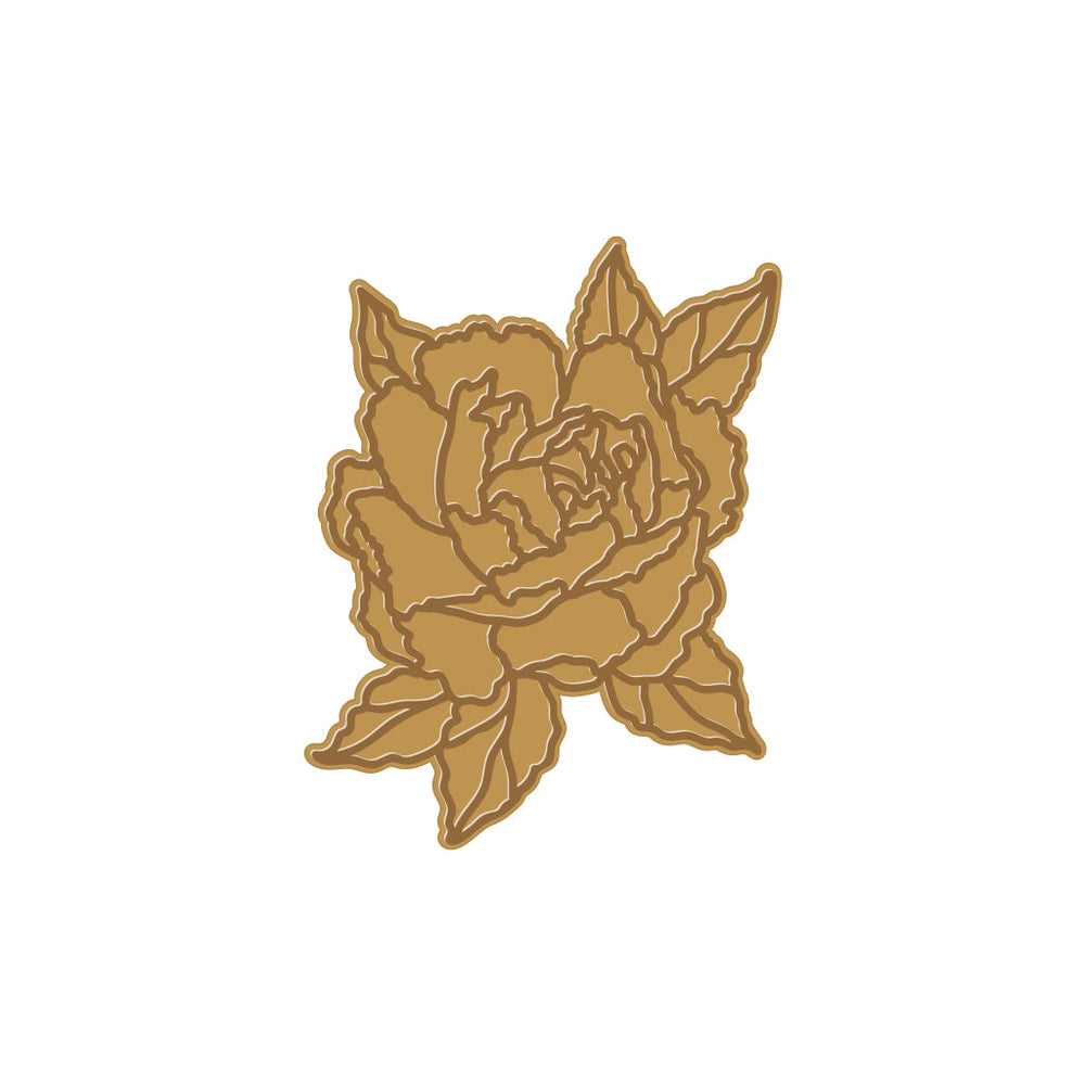 Peony - Hot Foil Plate
